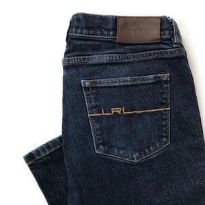 Ralph Lauren Jeans Petite Straight Dark Blue Denim